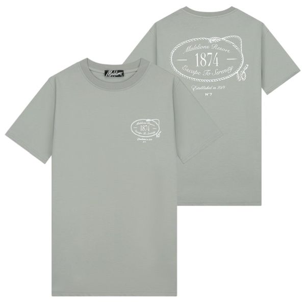 Malelions Serenity T-shirt Grijs