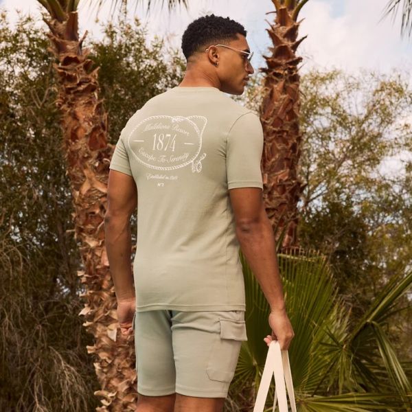 Malelions Serenity T-shirt Grijs