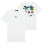 Malelions Sunset Oasis T-shirt Wit