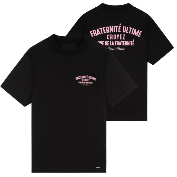 Croyez Fraternité Puff T-shirt Zwart