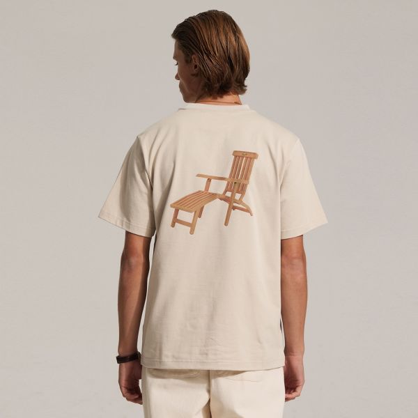 Bram's Fruit Deck Chair T-shirt Beige