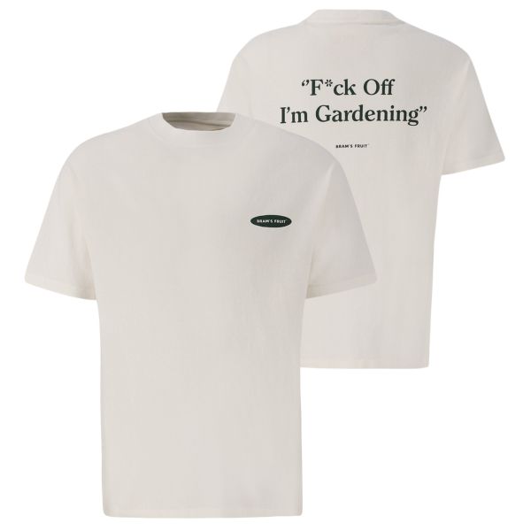 Bram's Fruit Gardening T-shirt Wit