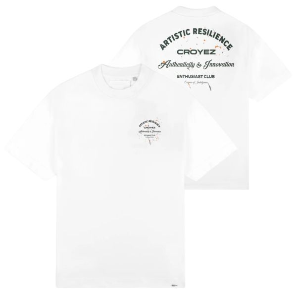 Croyez Enthusiast Club T-shirt Wit