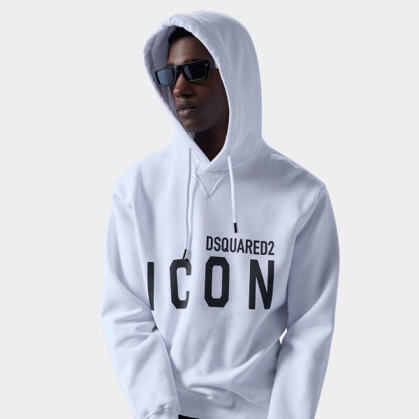 Dsquared2 Icon Hoodie Wit