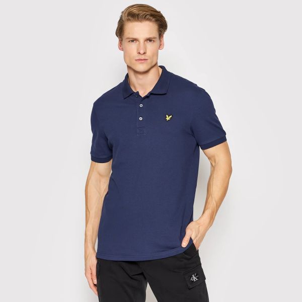 Lyle & Scott Plain Polo Navy