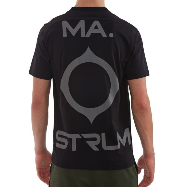 Ma.strum Oversized Back Logo T-shirt Zwart