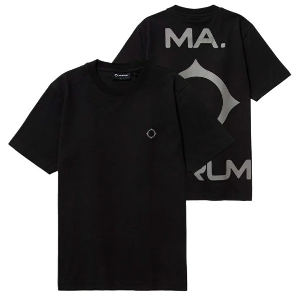 Ma.strum Oversized Back Logo T-shirt Zwart