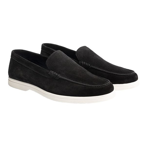 Malelions Low Top Signature Loafers Zwart