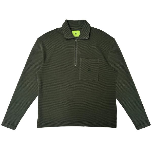 New Amsterdam Surf Association Tide Half-Zip Sweater Donker Groen