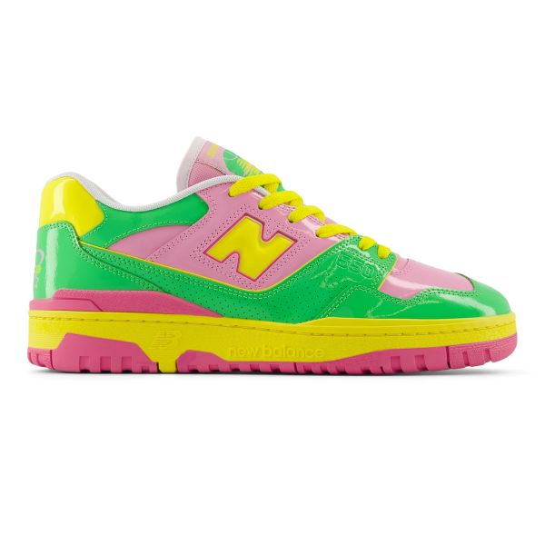 New Balance 550 Sneaker Groen/Roze/Geel