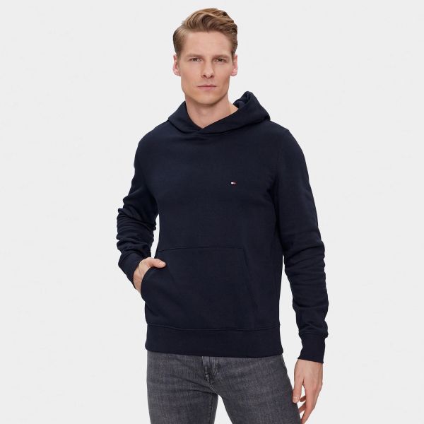 Tommy Hilfiger Flag Logo Hoodie Navy