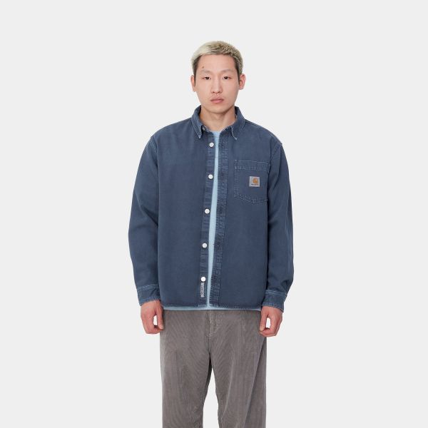 Carhartt George Overshirt Donker Blauw