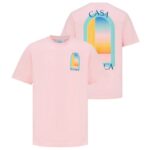 Casablanca L'Arc Colore T-shirt Roze