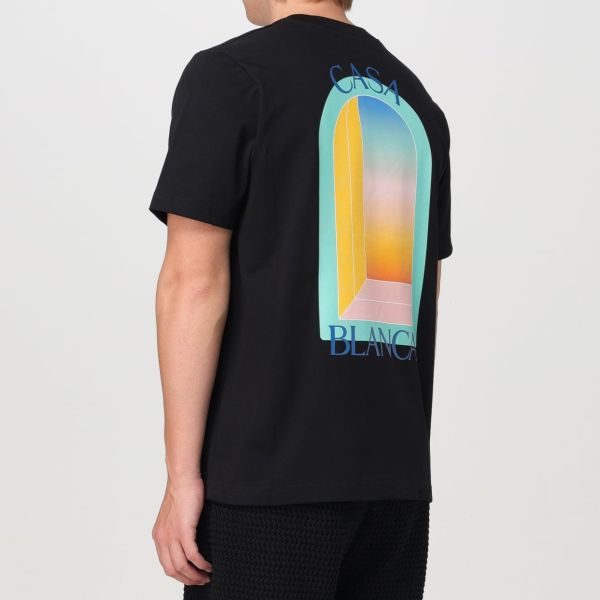 Casablanca L'Arc Colore T-shirt Zwart