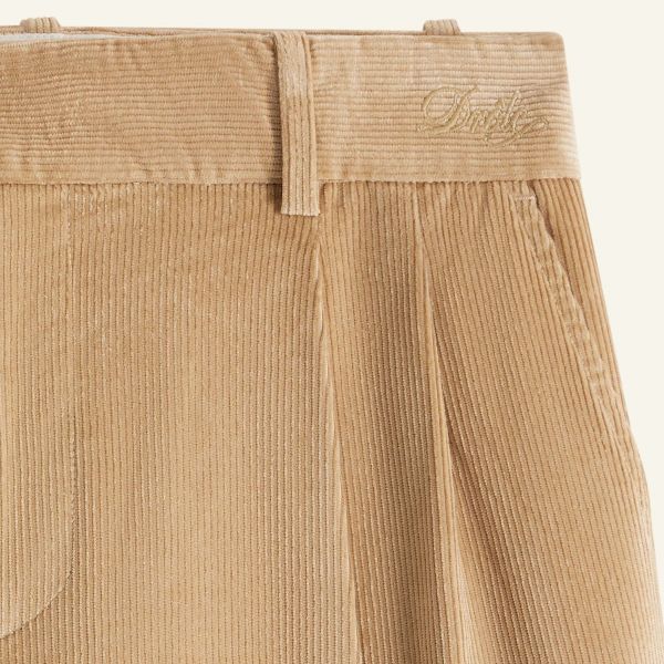 Drôle De Monsieur Golfeur Corduroy Pantalon Beige