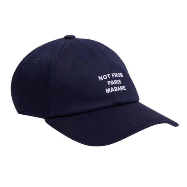 Drôle De Monsieur Slogan Cap Navy