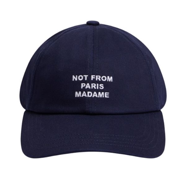 Drôle De Monsieur Slogan Cap Navy