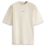 Drôle De Monsieur Slogan Classique T-shirt Beige