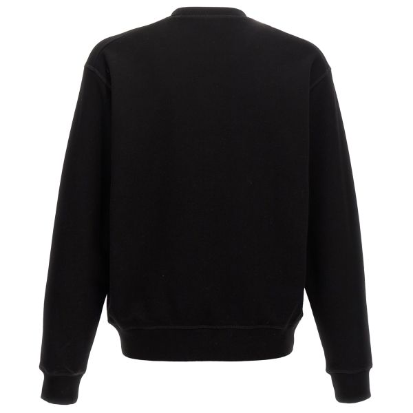 Dsquared2 Ghost Maple Leaf Sweater Zwart