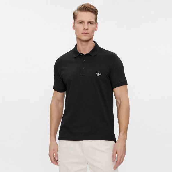 Emporio Armani Polo Zwart Mezaldy