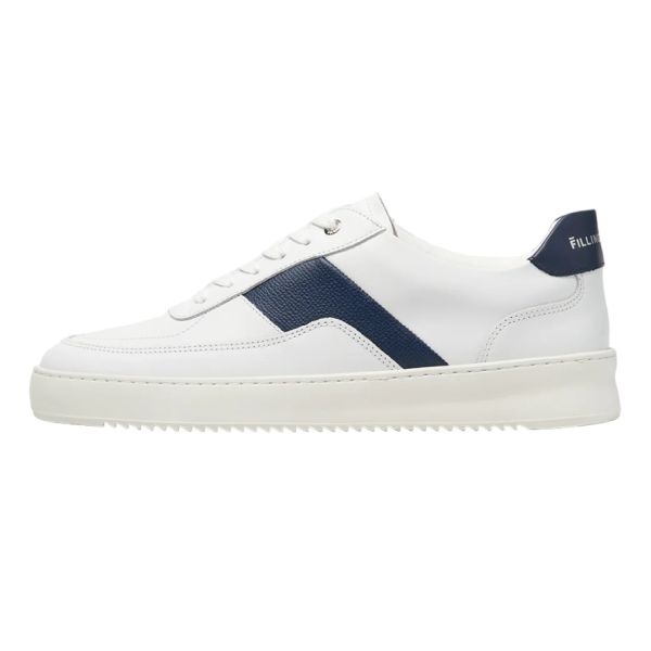 Filling Pieces Mondo Game Sneaker Wit/Navy