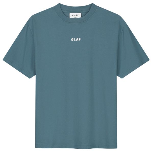 Olaf Block T-shirt Blauw