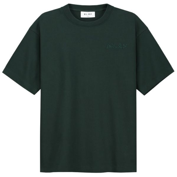 Olaf Heavyweight Studio T-shirt Donker Groen