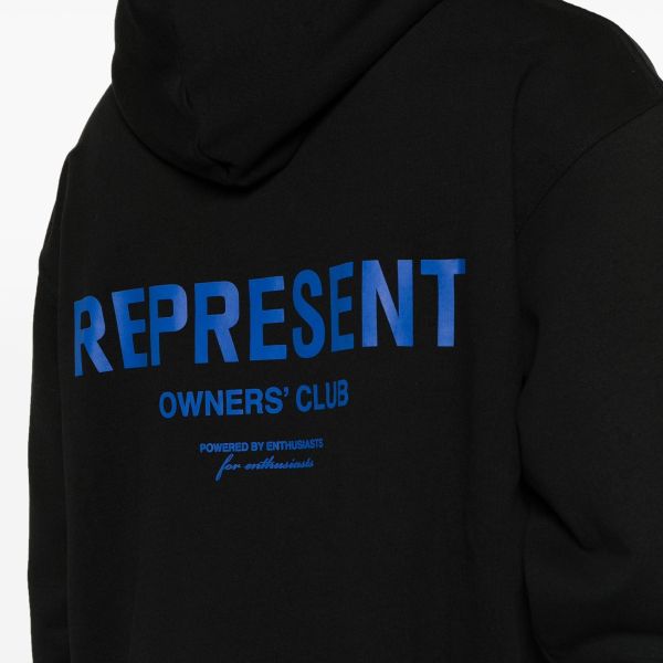 Represent Owners Club Hoodie Zwart/Blauw