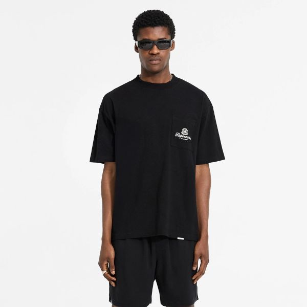 Represent Permanent Vacation Pocket T-shirt Zwart