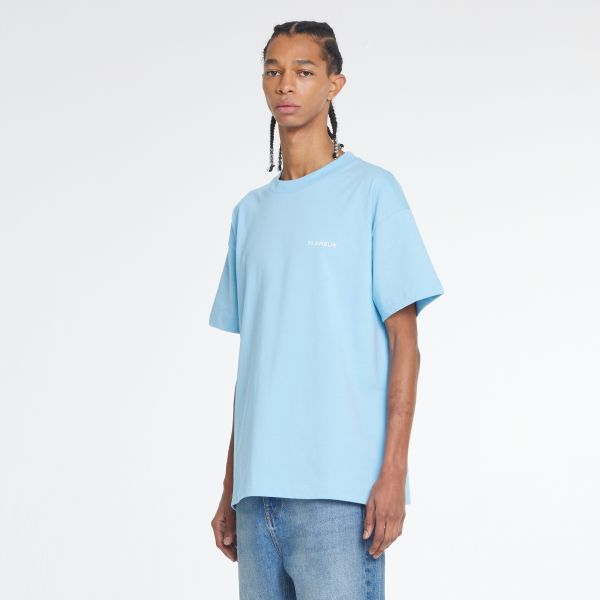 Flâneur Essential T-shirt Licht Blauw