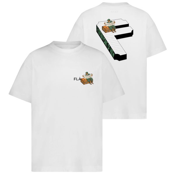 Flâneur Traveler T-shirt Wit