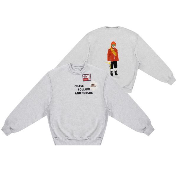 PAL Sporting Goods CFA Inside Out Sweater Grijs
