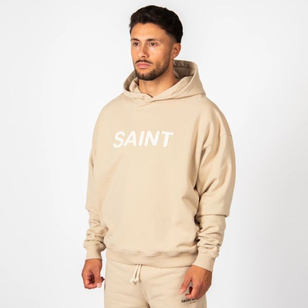 Saint Blanc Cut Hoodie Beige