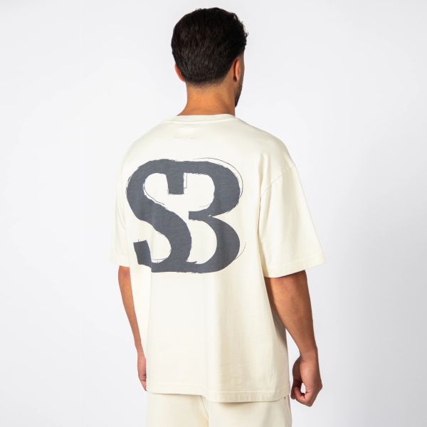 Saint Blanc The Initial T-shirt Off White