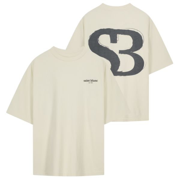 Saint Blanc The Initial T-shirt Off White