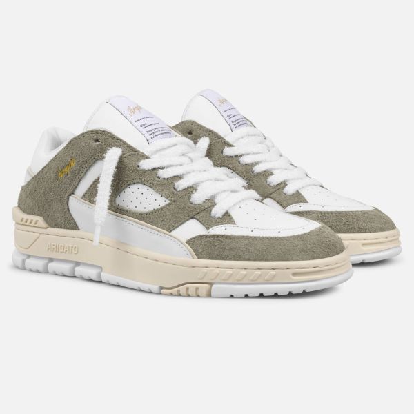 Axel Arigato Area Lo Fluffy Sneaker Wit/Groen