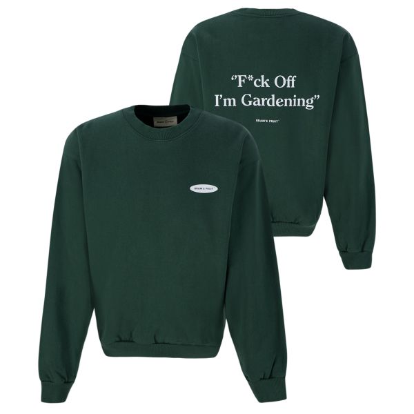 Bram's Fruit Gardening Sweater Donker Groen