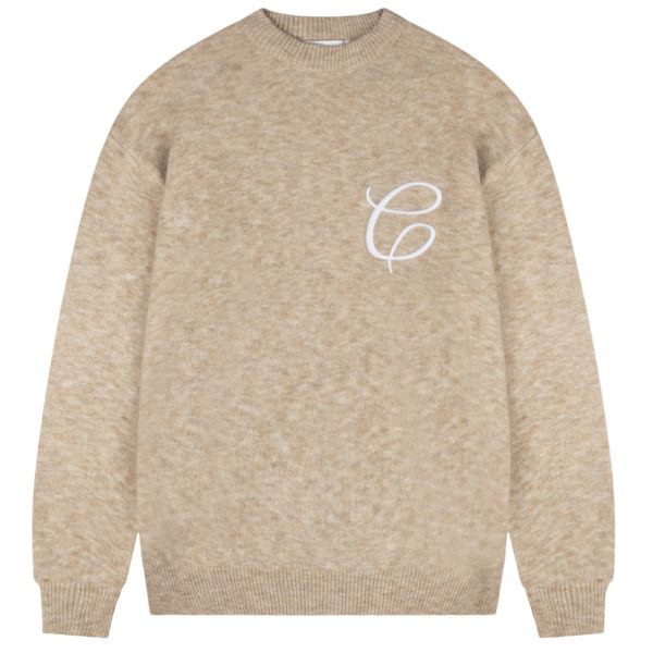 Croyez Essence Knit Sweater Beige