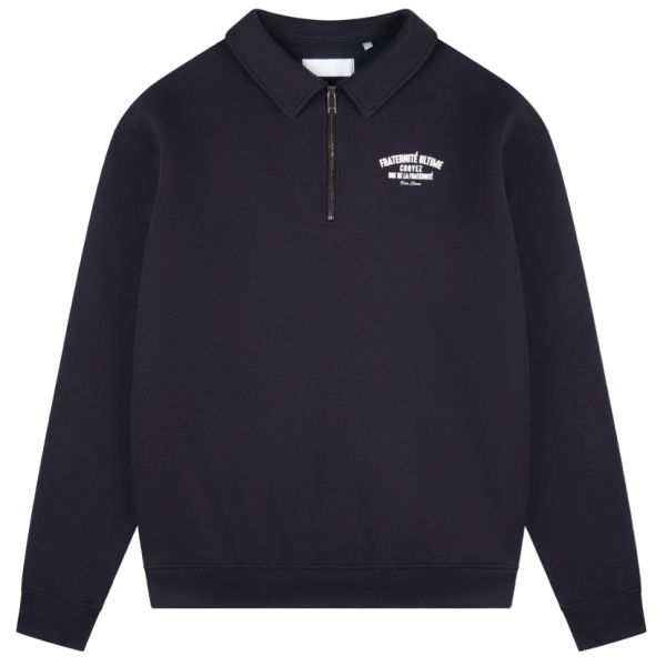 Croyez Fraternité Ultime Half Zip Sweater Navy