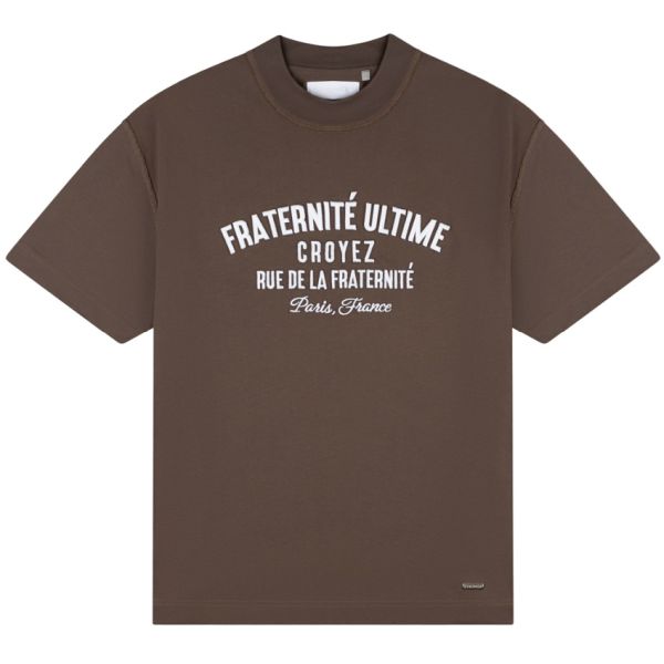 Croyez Inside Out Fraternité T-shirt Bruin