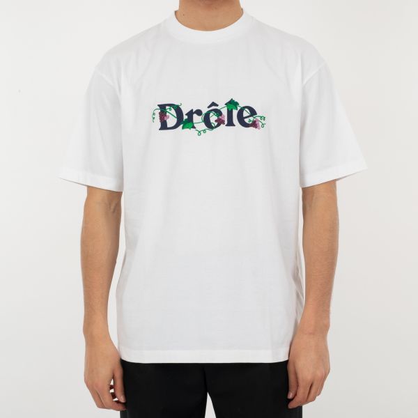 Drôle De Monsieur Drôle Raisin T-shirt Wit