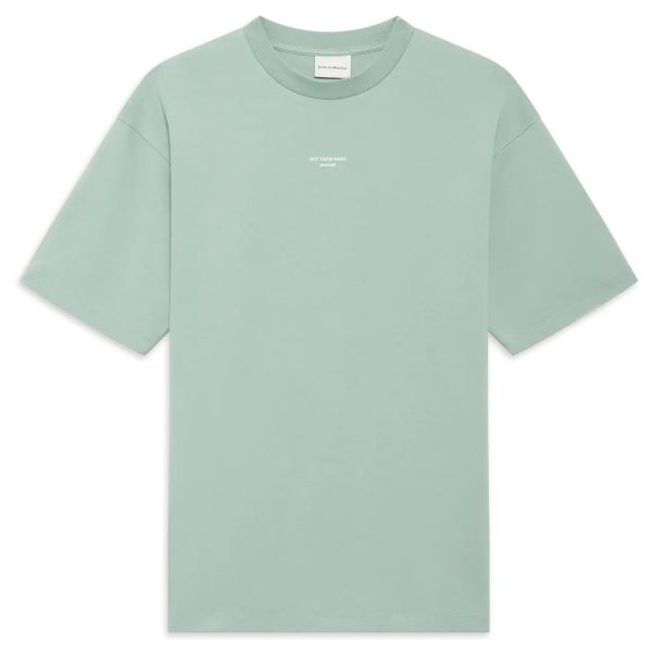 Drôle De Monsieur Slogan Classique T-shirt Groen