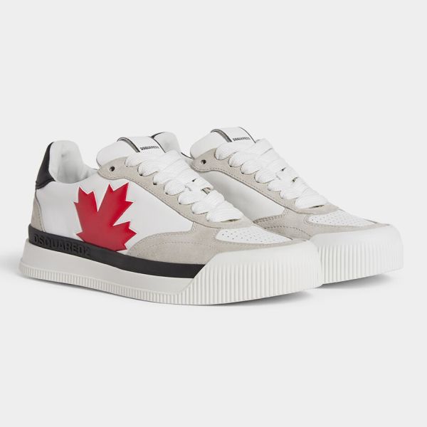 Dsquared2 New Jersey Sneaker Wit/Rood