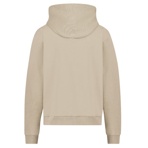 Flâneur Embossed Hoodie Beige