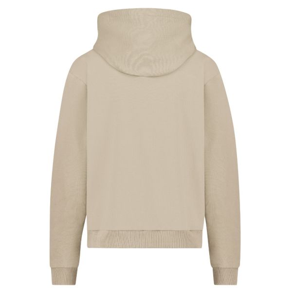Flâneur Tonal Logo Hoodie Beige
