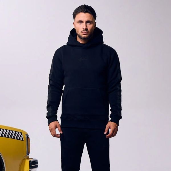 Malelions Venetian Hoodie Zwart