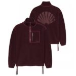 New Amsterdam Surf Association Fleece Half Zip Sweater Bruin