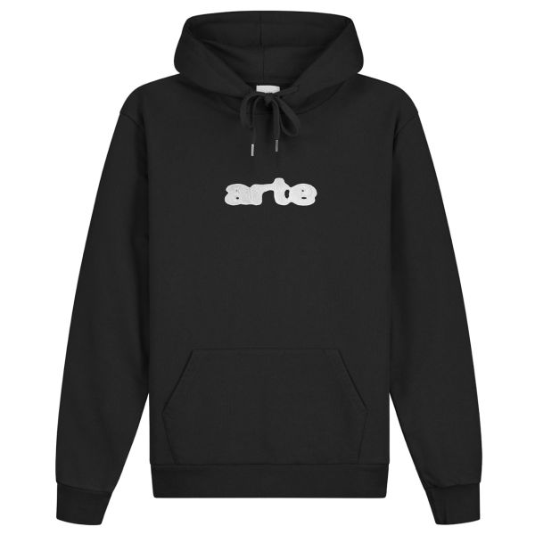 Arte Antwerp Embroidery Logo Hoodie Zwart