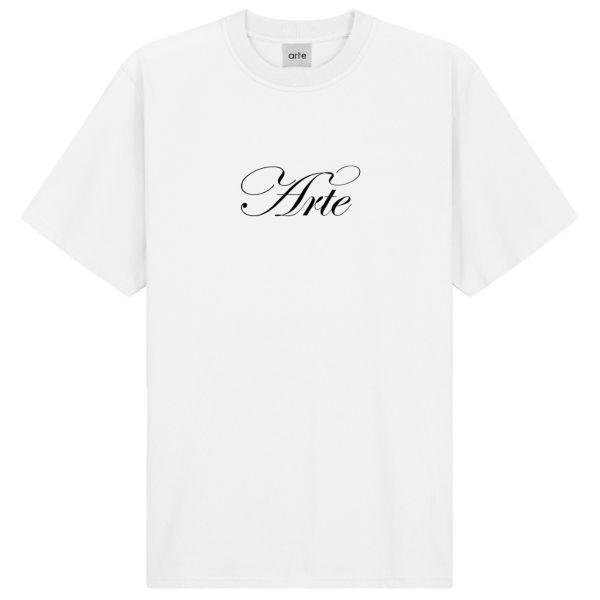 Arte Antwerp Script Logo T-shirt Wit