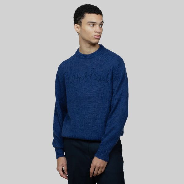 Bram's Fruit Hose Knit Sweater Navy